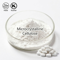 Cellulose microcristalline de qualité alimentaire CAS 9004-65-3 Certifiée Casher/Halal Poudre désintégrante pour comprimés