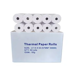 3 1/8 X 230 80 X 80 Pos Paper Cash Register Thermal Paper Rolls Thermal Receipt Paper