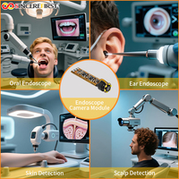 Module de caméra endoscopique USB micro FHD HDR à vision nocturne avec capteur CMOS OV2740, objectif hybride grand angle 2MP 60FPS 1080P pour usage médical