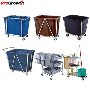 Chariot de service en chambre chariot de nettoyage commercial hôtel et restaurant service de fournitures établissement de bains publics chariot de blanchisserie camion entretien ménager - Product Image 4