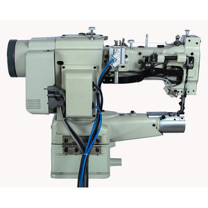 8BD maquina <span class=keywords><strong>Dr</strong></span> coser triple cilindro de arrastre encuadernación cinta borde sesgo encuadernación mochila escolar máquina maquinaria para hacer bolsos de cuero - Product Image 2