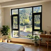 Ventanas de Aluminio con Doble Acristalamiento y Rejilla, de Alta Eficiencia Energética, con Certificación CE