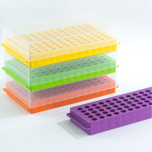 Çok fonksiyonlu çift taraflı 0.2ml 0.5ml 1.5ml 2ml santrifüj <span class=keywords><strong>Test</strong></span> tüpü tutucu 60 ve 96 delikli - Product Image 3