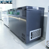 Commercial -18 ° Congélateur à ultra-basse température C avec porte en mousse épaisse, dégivrage automatique, congélation rapide, grande capacité