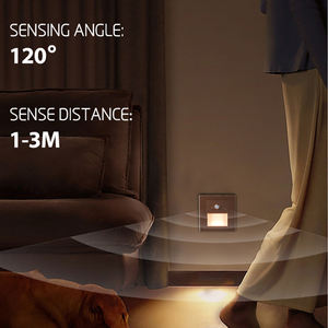 مصباح إضاءة ليلي led ذكي للدرج أو غرف النوم أو غرف المعيشة أو داخل المنزل بمستشعر حائط - Product Image 2