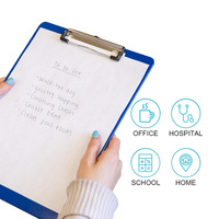 Porte-documents pliable A4 Foska avec couvercle rotatif à 360 degrés, classeur de confidentialité en plastique avec reliures pour étudiants en soins infirmiers et bureau