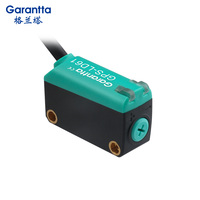 Sensor Fotoeléctrico Láser Cuadrado Garantta BGS, Sensor Fotoeléctrico Láser Pequeño con Punto Rojo y Supresión de Fondo