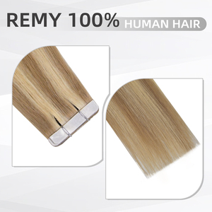 Extensiones de Cabello Adhesivas Ligeras y Suaves Hechas con Cabello Humano Remy 100% Natural, Solución de Extensiones de Cabello Fácil de Usar - Product Image 2