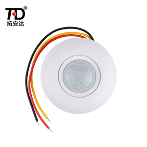 DC24V Hành Lang Nhà Vệ Sinh Cơ Thể Con Người Hồng Ngoại Dò Chuyển Động Chuyển Đổi Có Dây Trần, Cảm Ứng Hồng Ngoại Cảm Biến Chuyển Động Chuyển Đổi - Product Image 1
