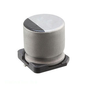 ตัวเก็บประจุแบบยึดพื้นผิวแบบยึดตัวเก็บประจุแบบ35JGV47M6.3X8 47 uF 20% 35V SMD 47 uF ของแท้ - Product Image 1