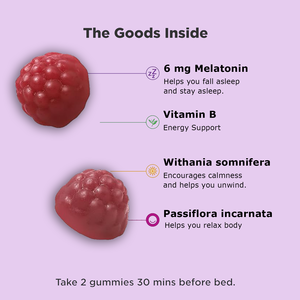 Gomitas de Melatonina de 3 mg de Marca Propia con Vitamina B6, Suplementos Personalizados para el Sueño, 60 Gomitas - Product Image 3