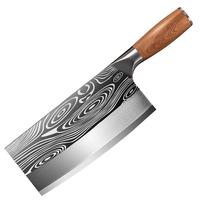 Couteau de cuisine chinois, hachoir ménager, coupe-viande tranchant, spécial chef, hachoir en acier inoxydable, couteau double usage