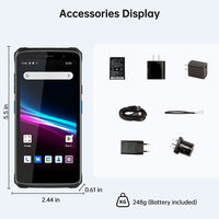 YGF F20 Industrial Pdas Escáner de código de barras Colector de datos de mano Android Rug Pda con motor de escaneo de código de barras 2D QR