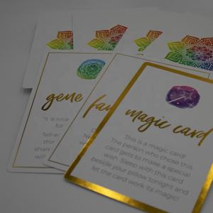 מפעל סין עשה גבוהה מוקצף מותאם אישית נייר בגודל מותאם אישית מגרש כרטיס משחק לסיטונאי - Product Image 4