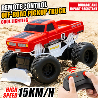 Flytec - Camioneta a Escala 1:32 con Control Remoto de 2.4GHz y 4 Canales, Eléctrica, Todoterreno, con Luces, Lista para Usar en Interiores y Exteriores