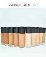 Fond de Teint Liquide Vegan Couvrant Longue Tenue Imperméable Effet Mat Brillant Anti-Crépulations Base Correctrice Marque Privée