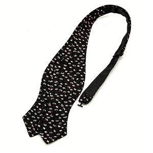 Nœud Papillon en Coton Pointu Noué à la Main pour Hommes, Motif Floral/Paisley, Tissu Imprimé, Nœud Papillon Décontracté Vintage à Nouer Soi-même, Idéal pour Mariage et Fêtes - Product Image 3