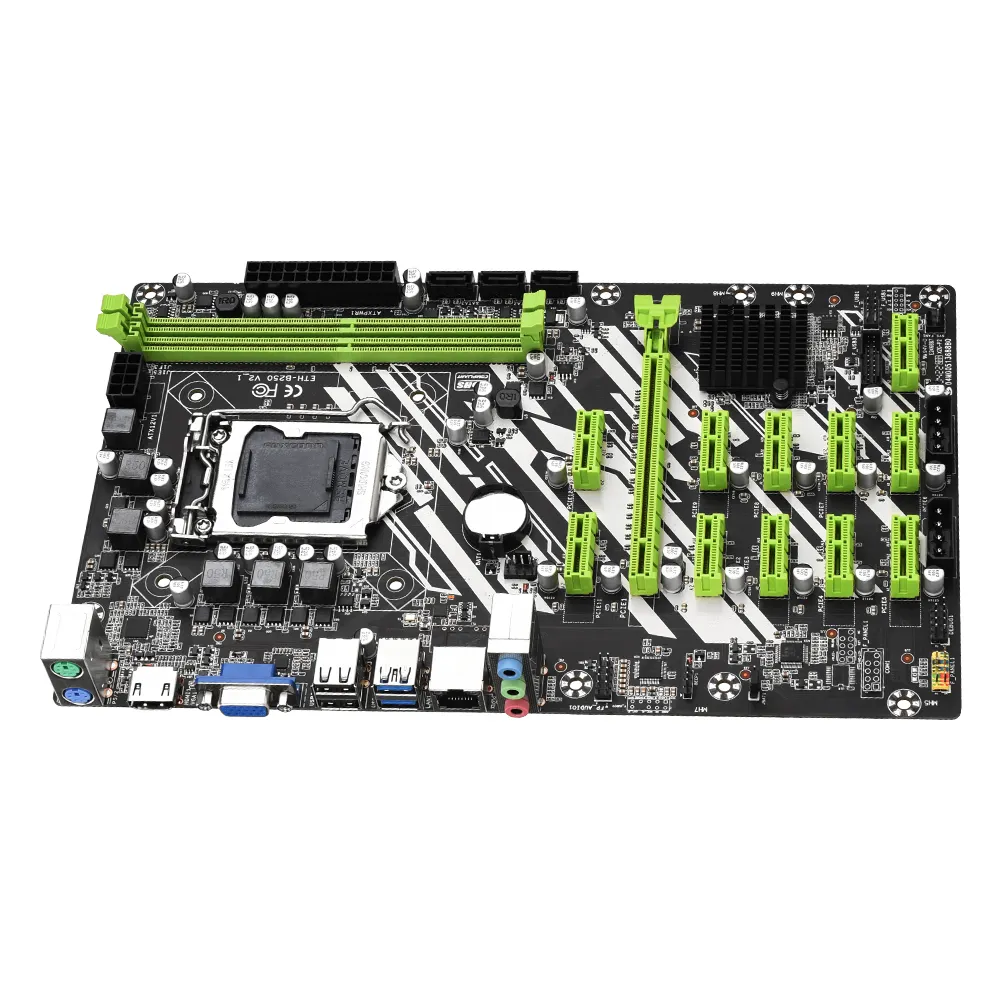 Chất Lượng Cao 12 Gpu Card Đồ Họa B250 Chuyên Gia Bo Mạch Chủ B250 12gpu Bo Mạch Chủ Hỗ Trợ 12 Gpu Card Bo Mạch Chủ