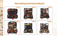 D1-HTSET-82 82 pièces ensemble marteau clé pince tournevis quincaillerie outils ensemble outil à main quincaillerie ensemble d'outils