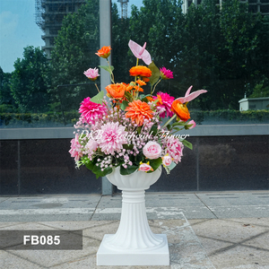 DKB Artificial Silk Flower Ball Table Centerpiece Silk Rose Flower Ball Table Centerpiece Wedding Handmade Flower Ball - Product Image 3
