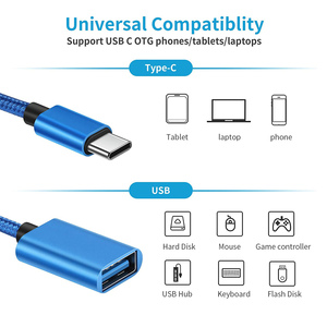 Adaptateur de câble <span class=keywords><strong>OTG</strong></span> Type C Connecteur adaptateur USB vers Type C pour Xiaomi <span class=keywords><strong>Samsung</strong></span> S20 Huawei Convertisseur de câble de données <span class=keywords><strong>OTG</strong></span> pour MacBook Pro - Product Image 4