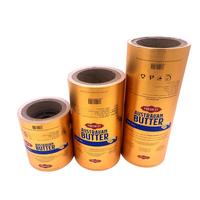 Fabrication professionnelle, papier métallisé laminé imprimé personnalisé à bas prix, emballage alimentaire, épaisseur 83 g/m², type rouleau