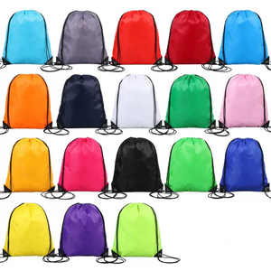 Sac à dos à cordon personnalisé en polyester 210D imperméable avec logo imprimé, idéal pour la promotion, vente en gros, prix usine - Product Image 2