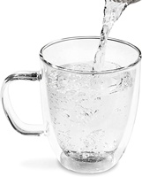 Ensemble de tasses à café en verre borosilicate à double paroi avec poignée pour boissons chaudes et froides
