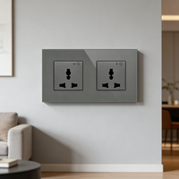 Interrupteur intelligent pour salle de bain d'hôtel, 1 gang, 220V, Wi-Fi, norme UE, 16A, contrôle d'éclairage de miroir anti-buée pour hôtels
