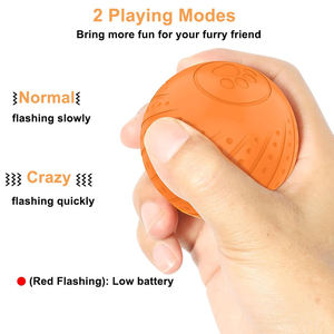 Jouet interactif automatique à billes roulantes pour animaux de compagnie nouveau mode de télécommande durable pour chiens et chats plume et matière plastique - Product Image 2