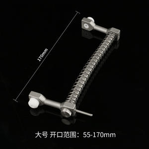 Retractor Bucal Ajustable Susu para Animales, Abridor de Boca, Instrumento Quirúrgico Dental para Perros, Plateado, 50-120mm - Product Image 5