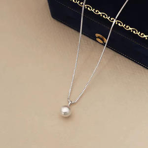 Collier Wenchi S925 en argent pur avec perles d'eau douce naturelles pour femme, style estival, luxe léger, haut de gamme, motif sourire, Chine - Product Image 4