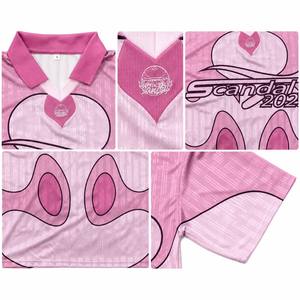 Maillots de football à manches courtes respirants avec impression numérique personnalisée et motif dégradé pour adultes unisexes - Product Image 3