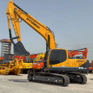 Excavadora hidráulica de orugas con motor diésel modelo 305 de 30 toneladas Hyundai 2022 de segunda mano con bomba de motor de caja de cambios - Product Image 1