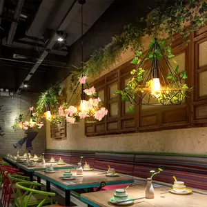 Artificial green plants hanging plants artificial vine plants restaurant decoration