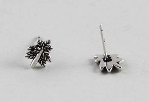 LT-03 925 boucles d'oreilles en argent Sterling feuille Vint boucles d'oreilles en gros femmes coréennes mode boucles d'oreilles - Product Image 2