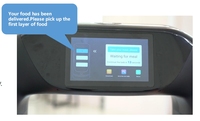 Nouveau Robot serveur intelligent pour livraison sans pilote Capacité de 5 plateaux Chargement automatique pour restaurants hôtels et usage domestique Réduire les coûts de main-d 'œuvre