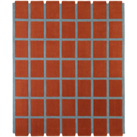 Tapis personnalisé écologique antibactérien, rencontre irrégulière, simple, polyvalent, design artisanal, salon, chambre à coucher