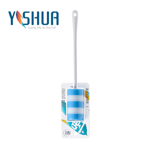 Spazzola per Bicchieri con Manico Lungo e Spugna Bicolore, Design Resistente e Anti-Graffio per la Pulizia di Biberon, Thermos e Tazze - Product Image 3
