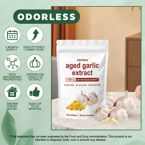 Ekstrak Bawang Putih Tua Tanpa Bau OEM dalam Bentuk Softgel untuk Menurunkan Tekanan Darah dan Mendukung Sirkulasi 180 Softgel - Product Image 4