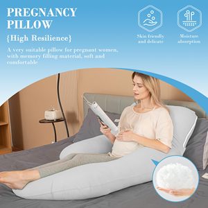 Vente chaude refroidissement corps entier oreiller de maternité meilleurs cadeaux oreiller de grossesse refroidissement <span class=keywords><strong>pour</strong></span> les femmes enceintes qui dorment - Product Image 2