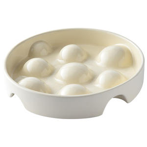 مصدر المصنع عالية الجودة مورد الحيوانات الأليفة السيراميك الغذاء الحيوانات الأليفة وعاء بطيء منع الكلاب خانق صحية يتباطئ طبق الأكل - Product Image 2