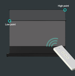 WUPRO NUEVO Diseño Pantalla de Proyección de 100'' con Elevación desde el Suelo, Control Remoto Inteligente con Asistente de Google, UST 4K PET ALR, Proyección LeApex-CBSP - Product Image 4