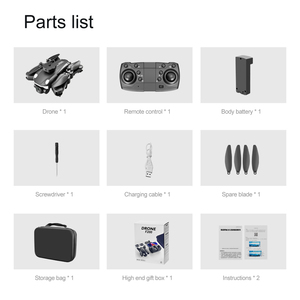 F200 720P Máy Ảnh Drone Với Động Cơ Không Chổi Than Tránh Chướng Ngại Vật Có Thể Gập Lại Quadcopter Điều Khiển Từ Xa Kid Của Đồ Chơi Bao Gồm Pin - Product Image 4