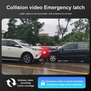 4k Dashcam עבור חזיית לילה מכונית קדמי מצלמת מקף מסך מגע מקף מצלמת מסך מקף - Product Image 4