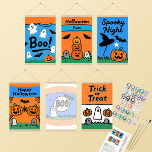 ORFON-Toile de Décoration Peinture par Numéros Mini Dropshipping 10x15cm Kit de Peinture par Numéros Magnétique à 6 Panneaux - Product Image 3