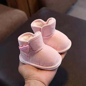 Botas de nieve cálidas para bebé, zapatos antideslizantes con forro polar para primeros pasos, de 0 a 6-13 meses, para otoño e invierno - Product Image 3
