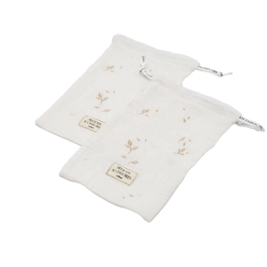 Pochette personnalisée en tissu <span class=keywords><strong>de</strong></span> coton pour adultes, <span class=keywords><strong>sac</strong></span> en mousseline souple, cadeau <span class=keywords><strong>de</strong></span> <span class=keywords><strong>maternité</strong></span> - Product Image 6