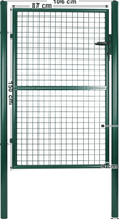 Vendeur Fourniture Offre Spéciale Personnalisable DIY Clôture Accessoires et Matériel ECO Métal Jardin Porte Simple Aile Poudre Enduit