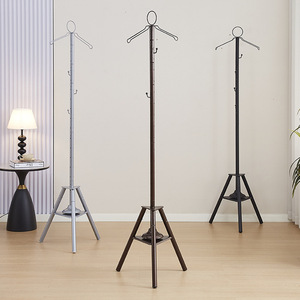 Aromatherapy <b>Clothes</b> <b>Rack</b> Standing Coat Hanger Triangle Shape Multifunction Wardrobe Organizer Clothing Storage - Product Image 1